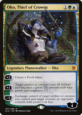 【PSA10】王冠泥棒、オーコ/Oko, Thief of Crowns MTG oko-thief-of-crowns-84713-