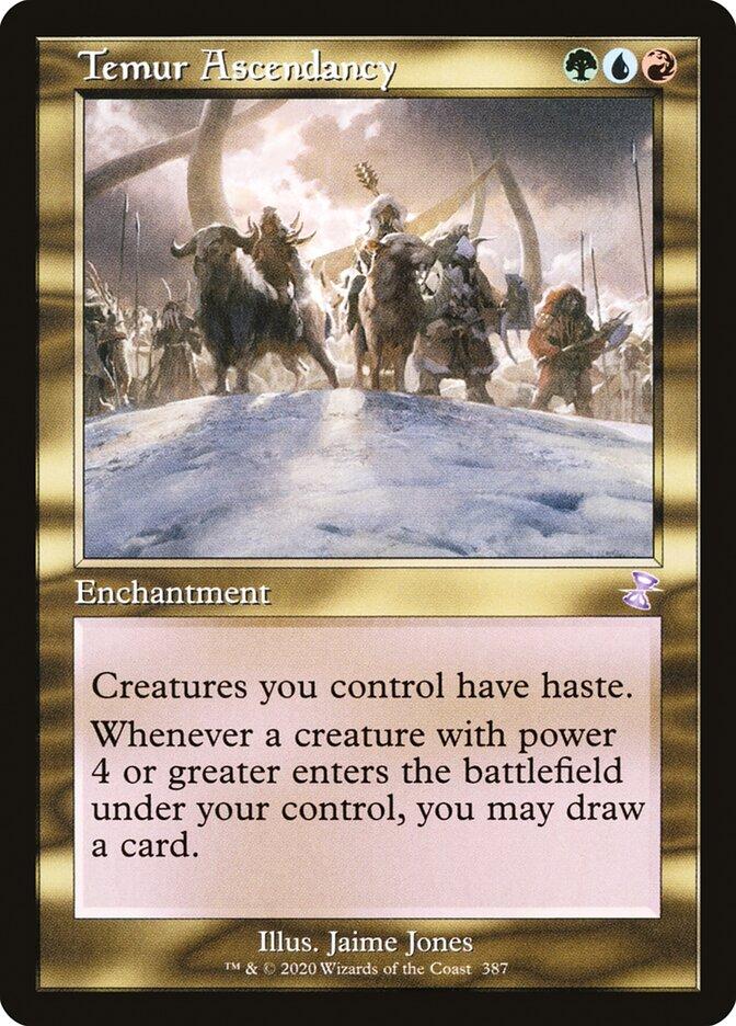 mtg temur card draw Temur Ascendancy
