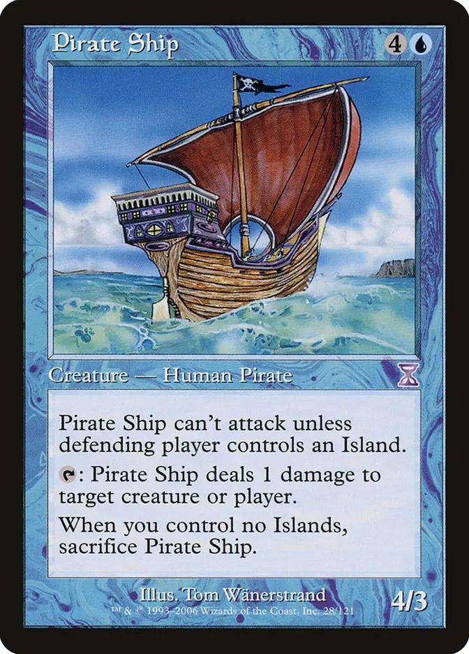 mtg pirate ship cards Magic: the Gathering - card deck thats pre Pirate Ship - Beta -