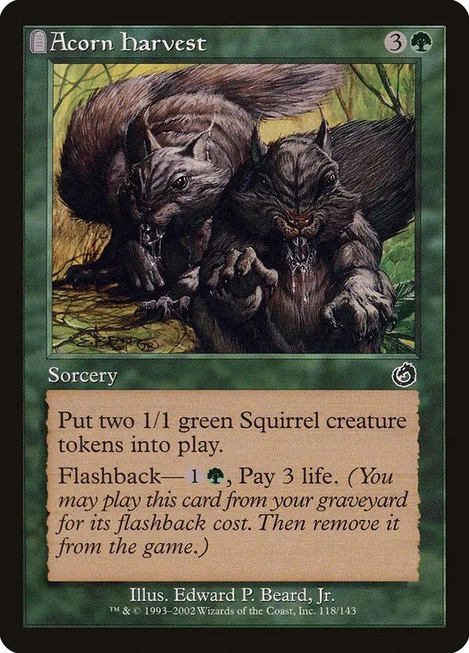 acorn card mtg Amazon.com: Fantasy North - SGT. Winston Spriggsly - Commander - 100 Smooth Matte TCG Sleeves - Fits Magic Commander Pokemon and Other Card Games crafted by a talented artist Why is this card acorn-stamped?