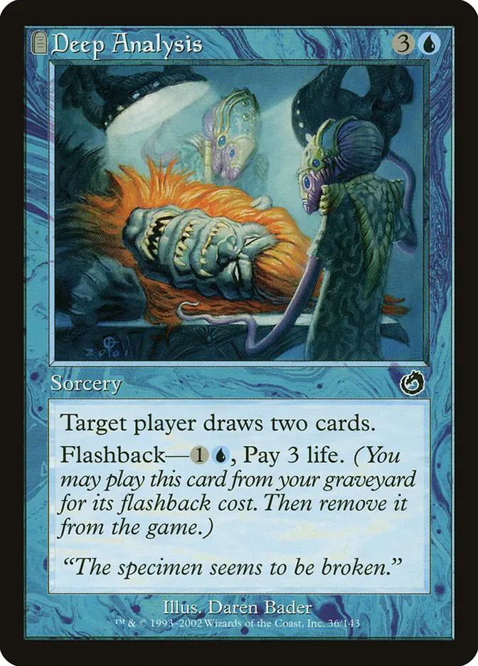 FOIL/綿密な分析/Deep Analysis/トーメント/日本語版/MTG1枚 [FC