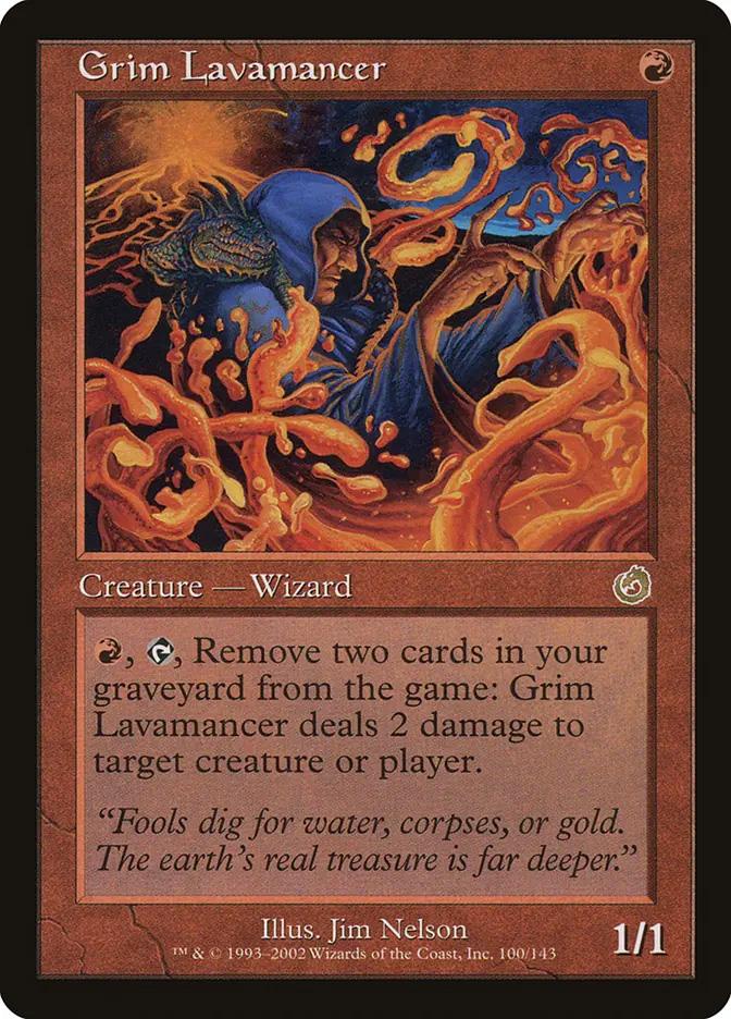 MTG 渋面の溶岩使い Grim Lavamancer 4枚セット Grim Lavamancer | Torment | Card Kingdom