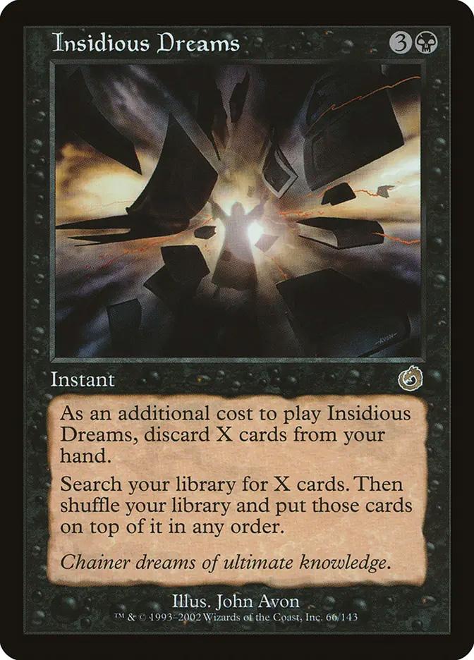 TOR 腹黒い夢/Insidious Dreams Foil 状態難 MTG Insidious Dreams | Torment Foil | Card Kingdom