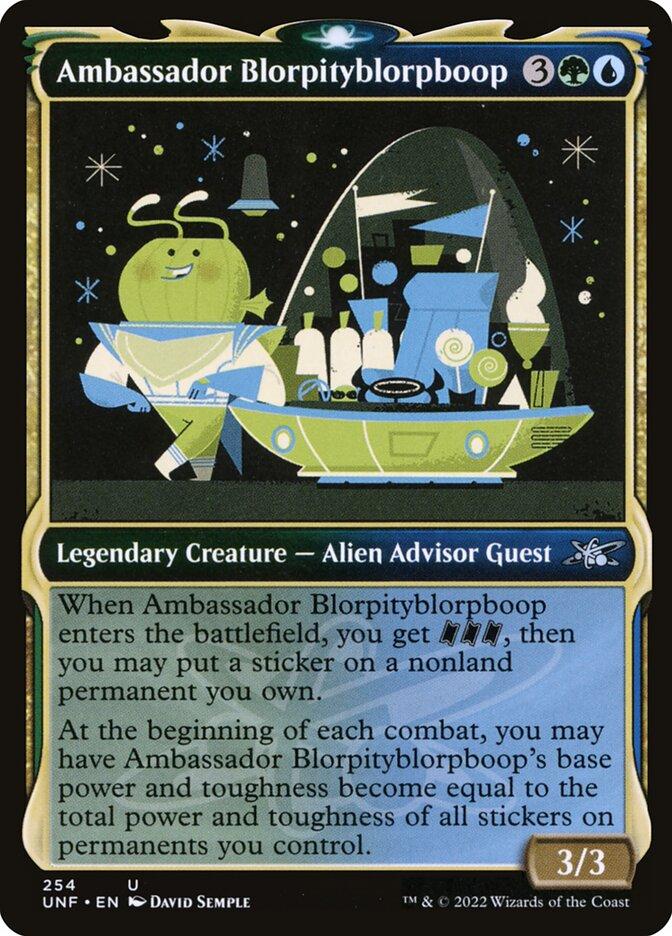 Ambassador Blorpityblorpboop | Unfinity Variants | Card Kingdom
