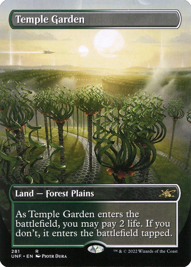 Temple Garden | Unfinity Variants Foil | Card Kingdom