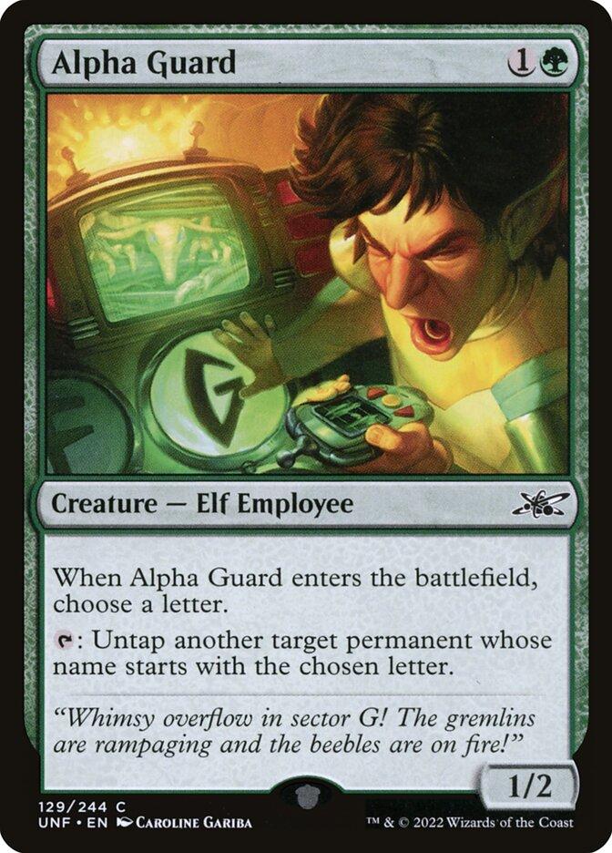 Alpha Guard | Unfinity | Card Kingdom