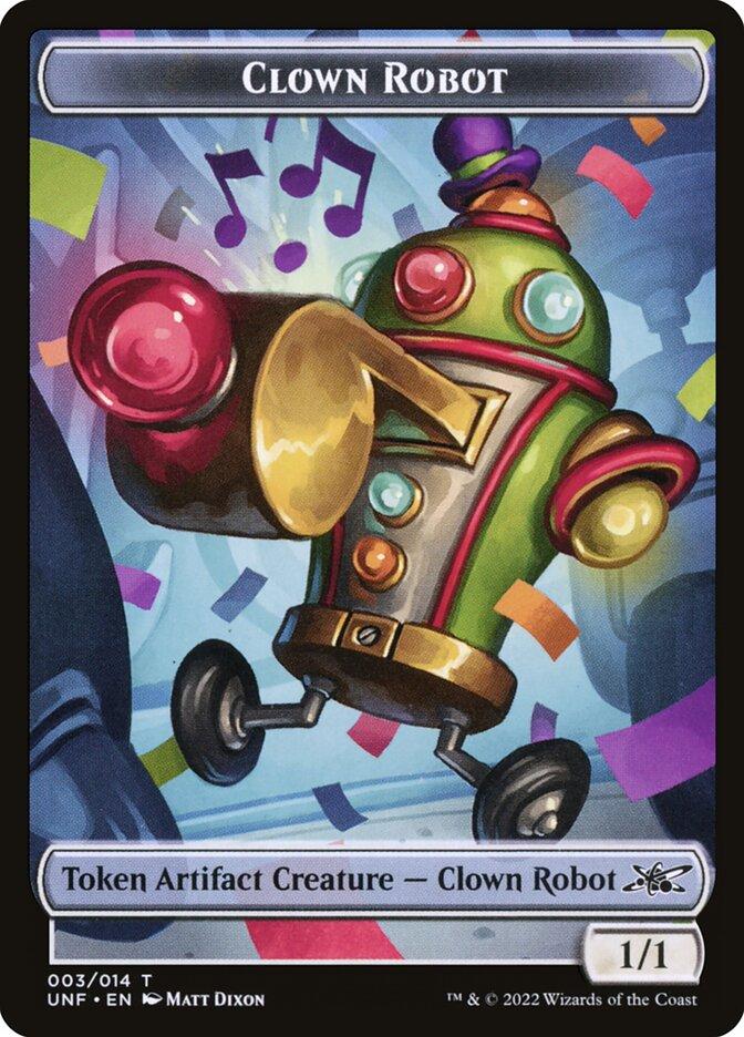 Clown Robot Token Unfinity Card Kingdom clown-robot-token-unfinity-card-kingdom