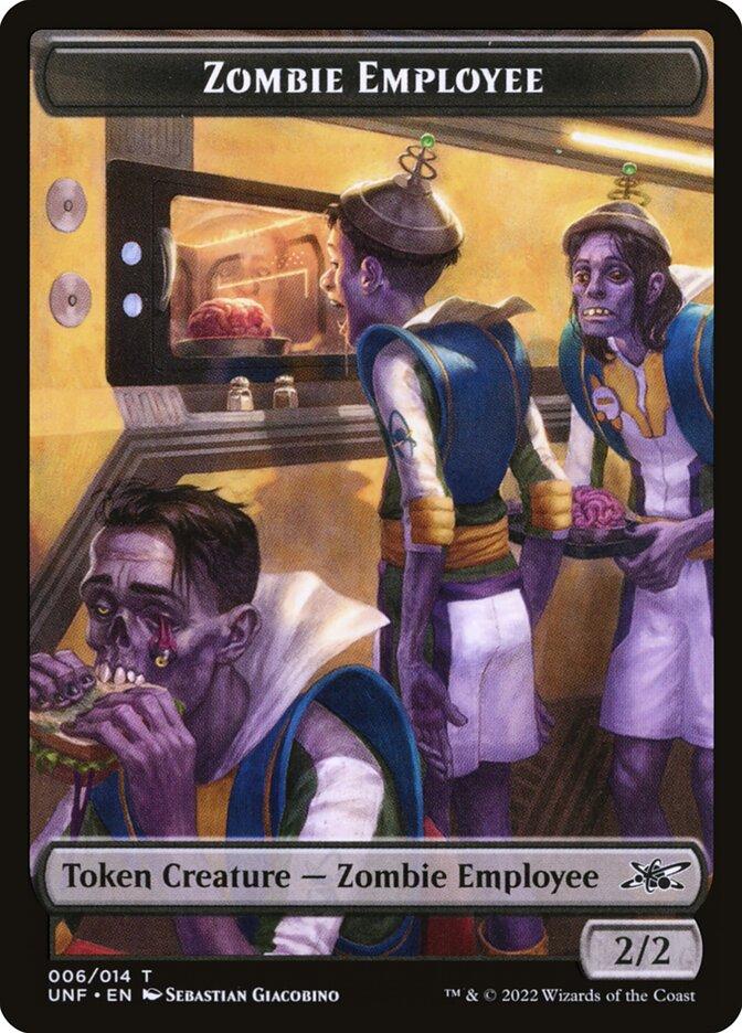 Zombie Employee Token | Unfinity | Card Kingdom