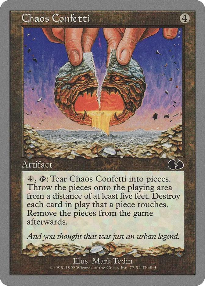 chaos card mtg Spewer Cascade (When you cast this spell Chaos Warp MTG - Magic: