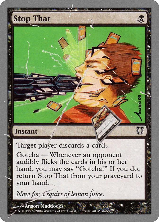 mtg unset cards Booster Tutor - Unsanctioned #33 (English) All cards will be carefully packed for safe transit Stop That | Unhinged |