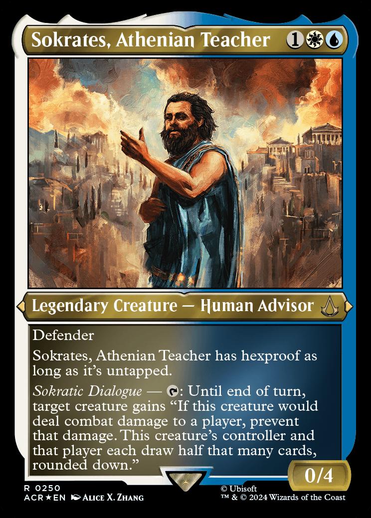 Sokrates, Athenian Teacher | Universes Beyond: Assassin's Creed