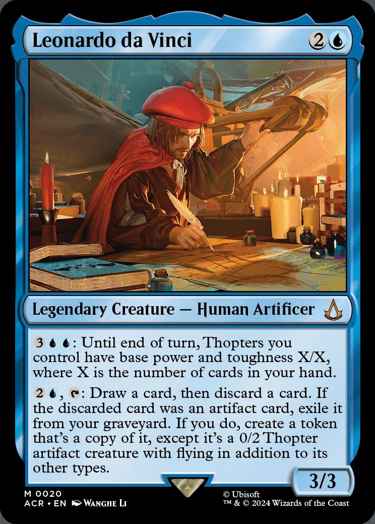 Leonardo da Vinci | Universes Beyond: Assassin's Creed | Card Kingdom