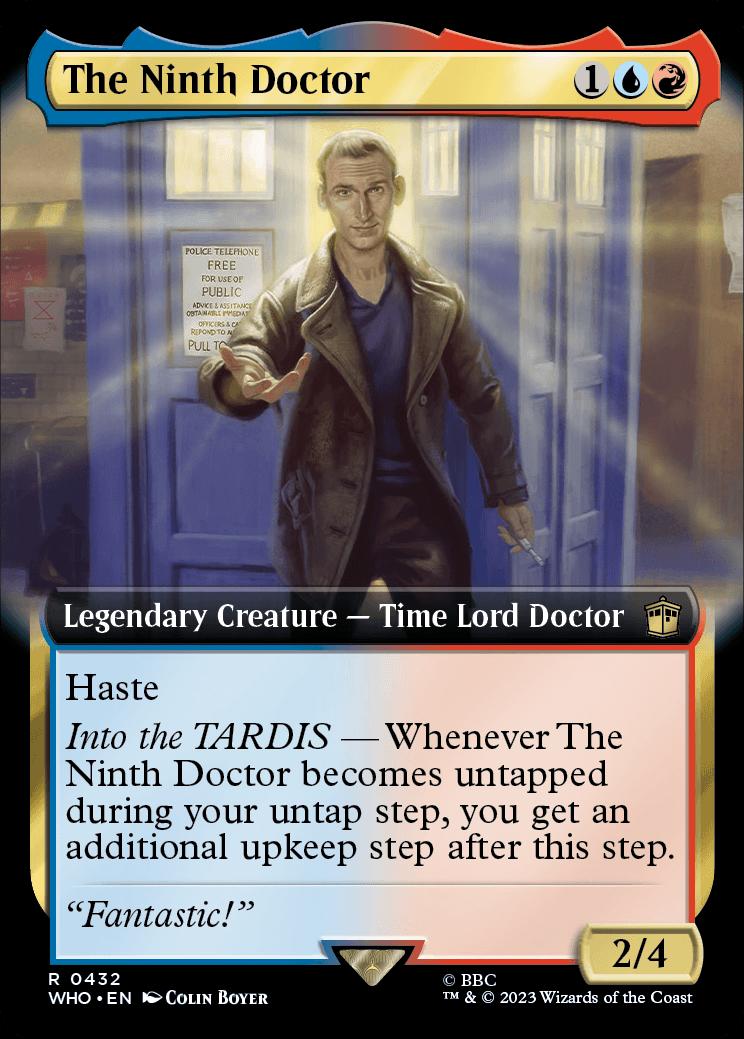 The Ninth Doctor | Universes Beyond: Doctor Who Variants Foil