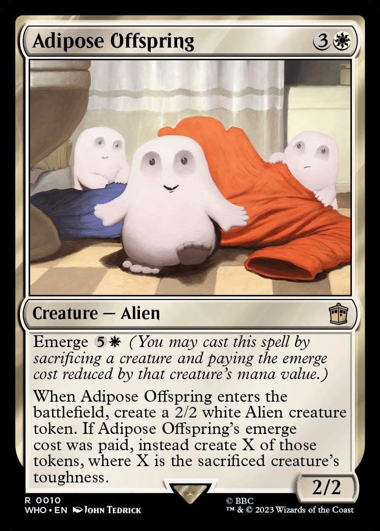Adipose Offspring | Universes Beyond: Doctor Who Foil | Standard | Card  Kingdom