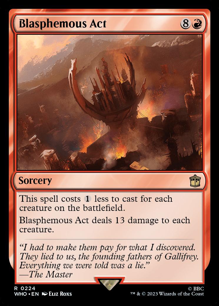 mtg cards like blasphemous act Amazon.com: Blasphemous Act