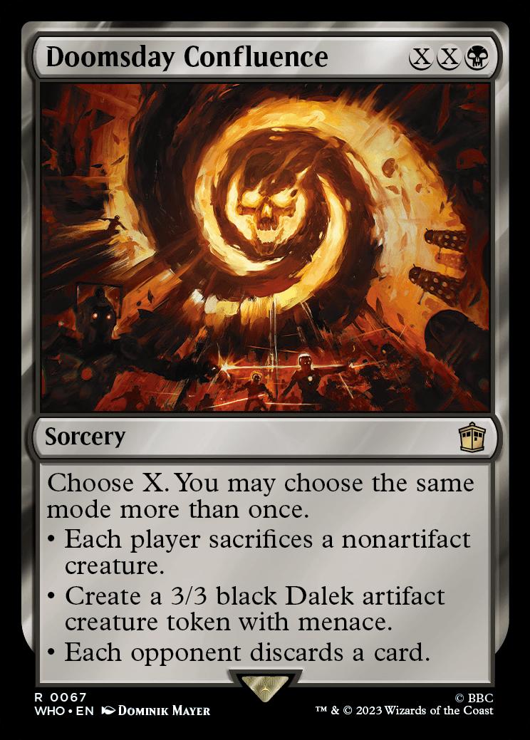 doomsday mtg card Doomsday Confluence | Universes Beyond: Doctor Who | Standard