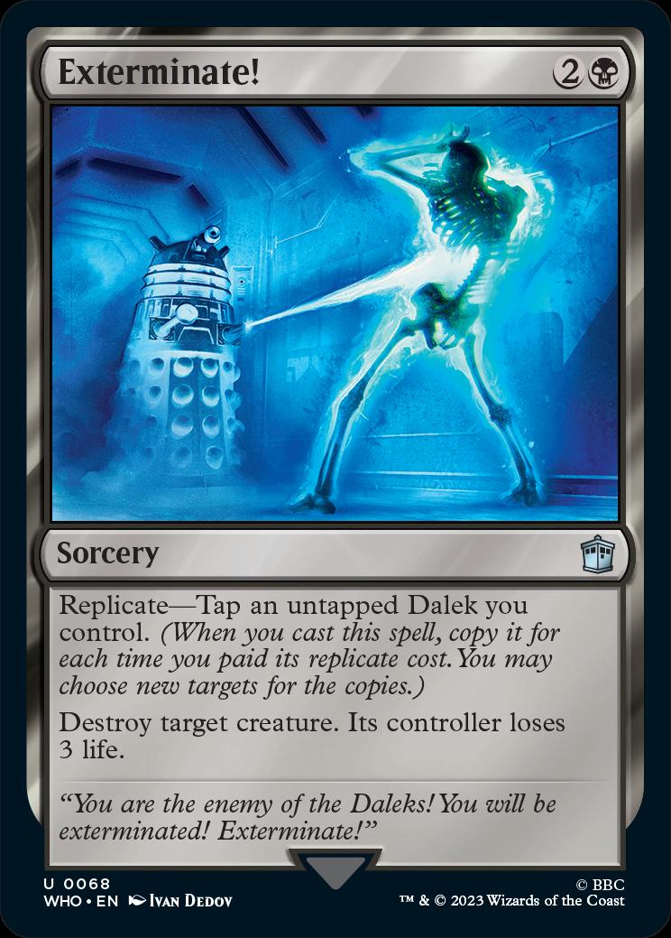Exterminate! | Universes Beyond: Doctor Who Foil | Standard | Card