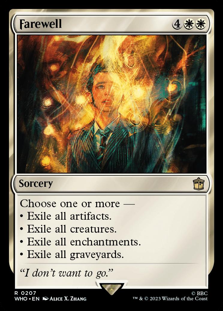 Farewell | Universes Beyond: Doctor Who Foil | Standard | Card Kingdom