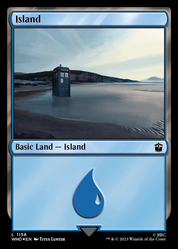 Island | Universes Beyond: Doctor Who Foil | Standard | Card Kingdom