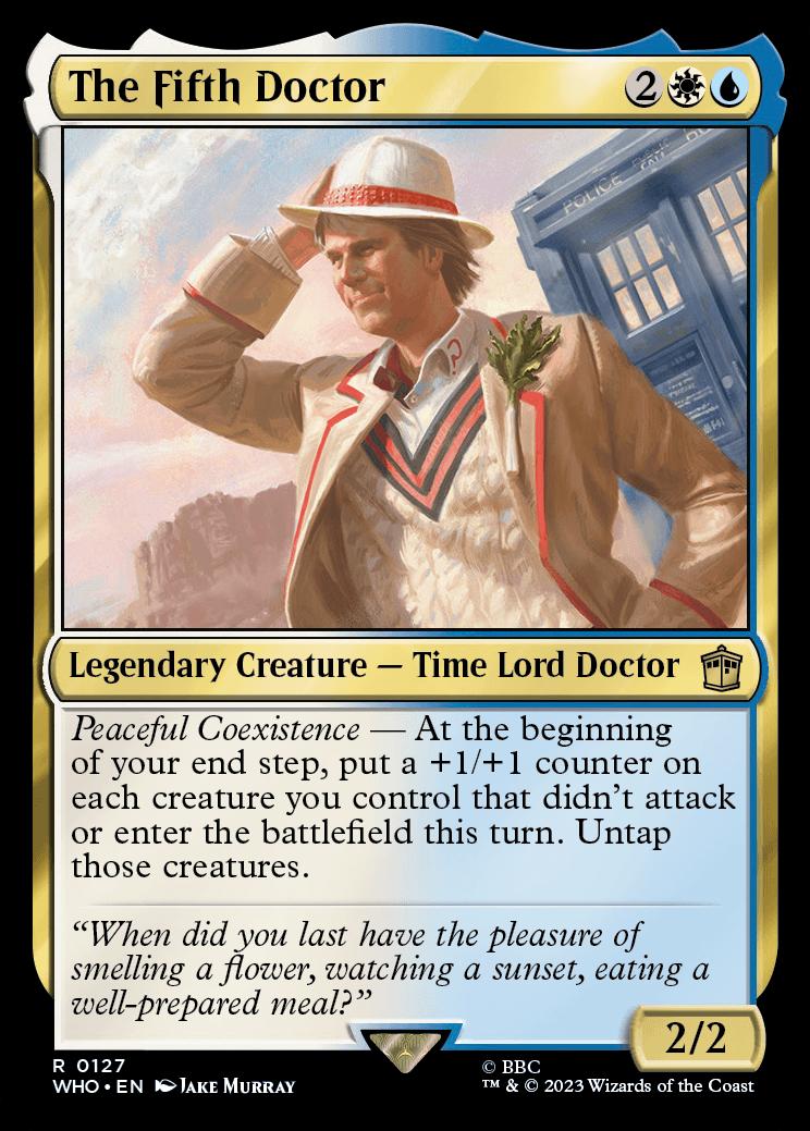 The Fifth Doctor | Universes Beyond: Doctor Who Foil | Standard