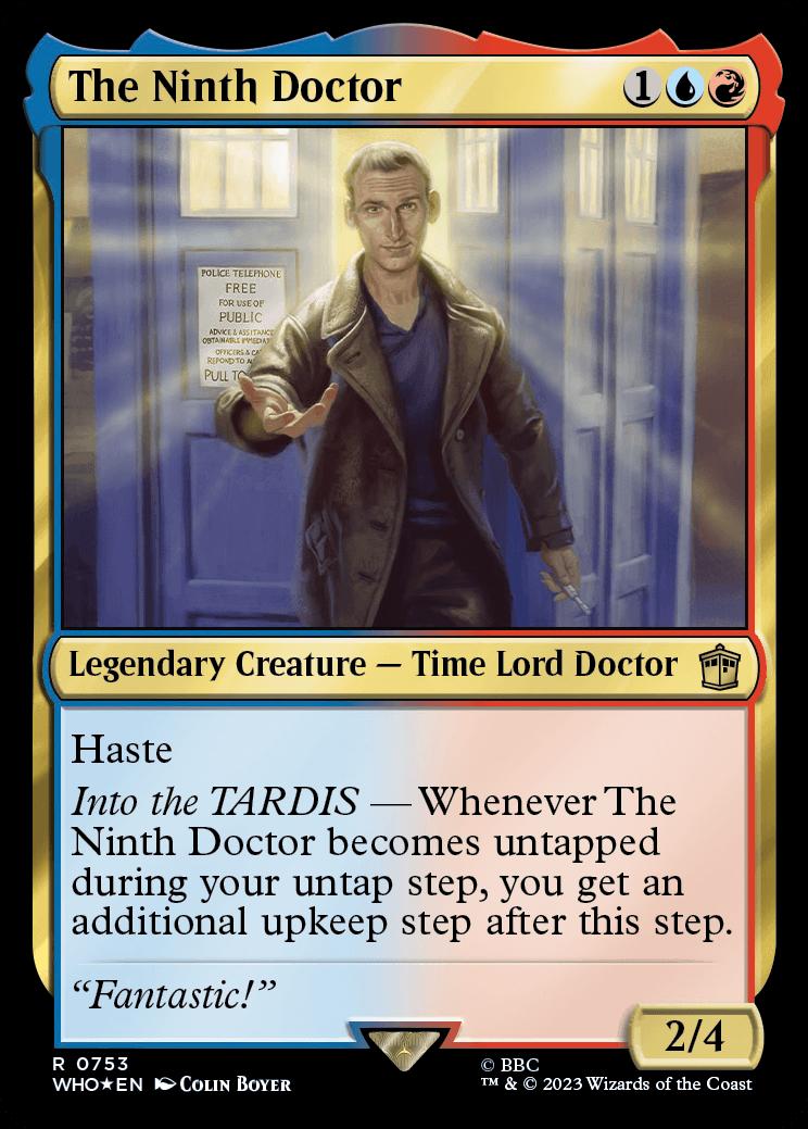 The Ninth Doctor | Universes Beyond: Doctor Who Foil | Standard