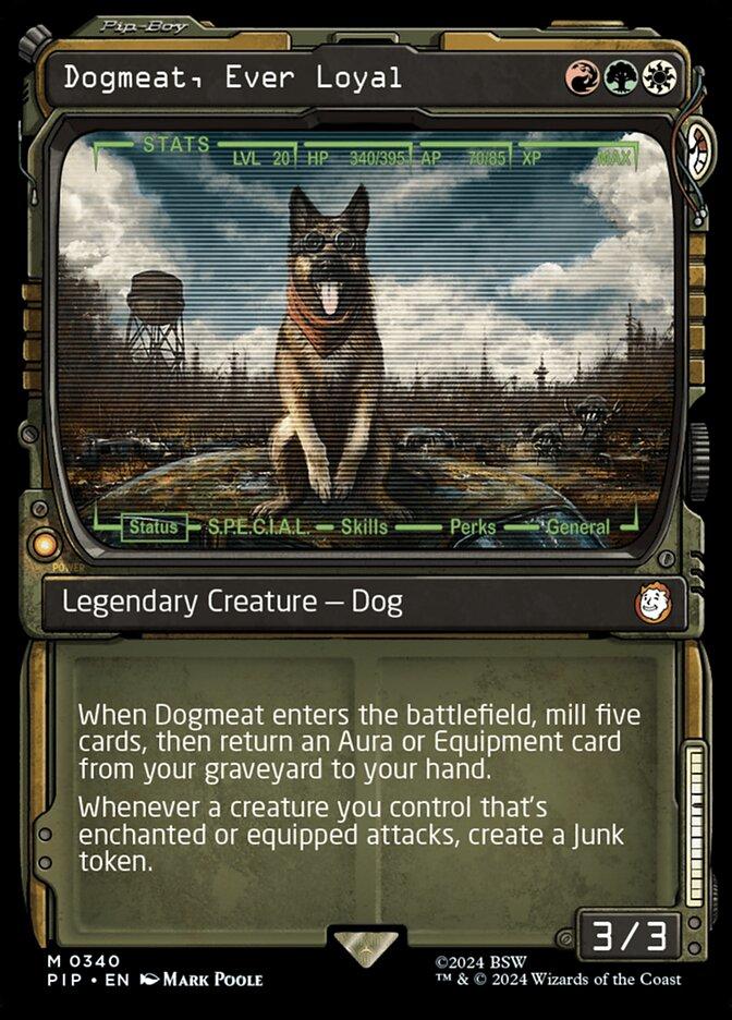 thumbnail interactive-video image 1 of Ultra PRO Fallout: Dogmeat Ever Loyal Deck Sleeves – 100ct For MTG 1 of 6
