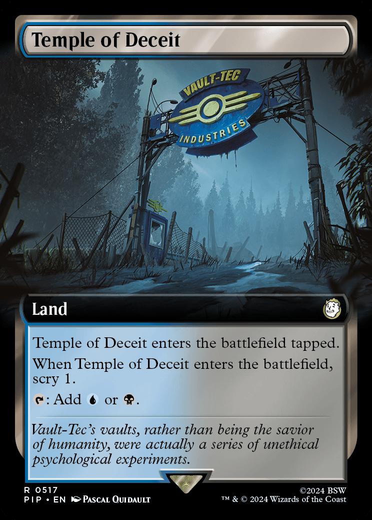 Temple of Deceit | Universes Beyond: Fallout Variants | Commander