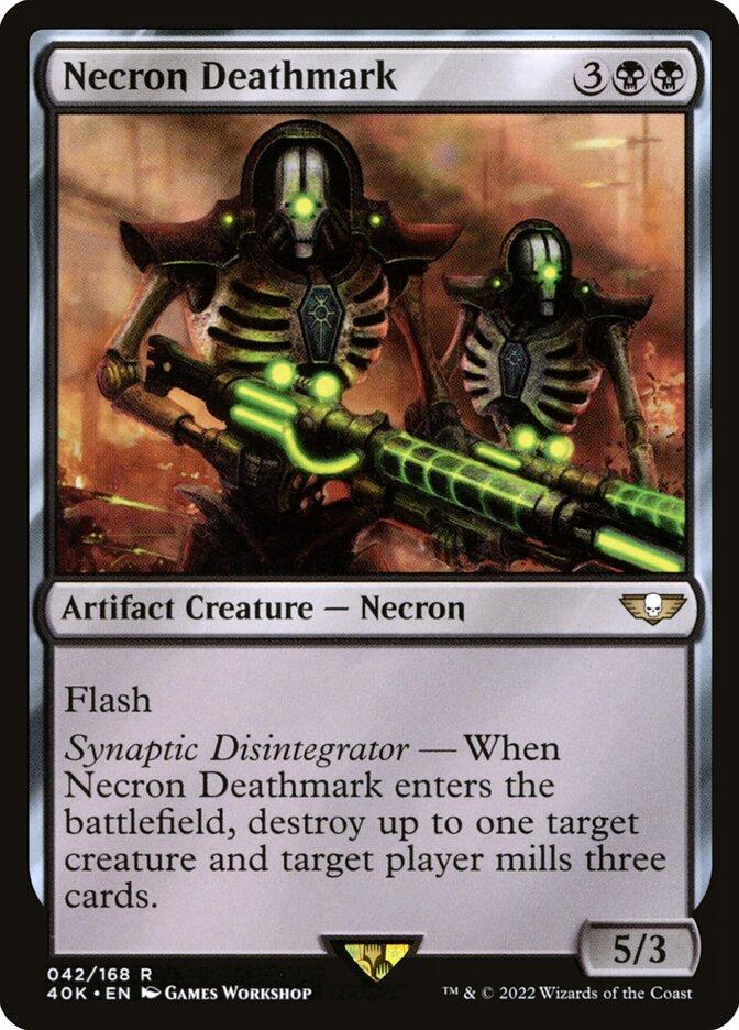 mtg warhammer 40k commander decks necron MtG Warhammer 40k Necron Dynasties Commander Deck COLLECTOR'S Edition