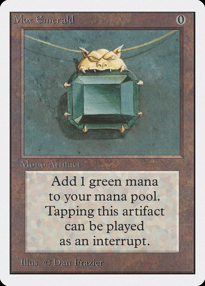MTG 金枠 Mox Emerald CE マジックザギャザリング 1枚 Mox Emerald | Unlimited | Card Kingdom