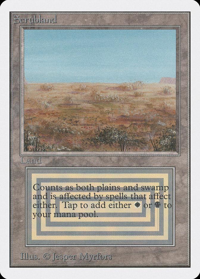 Scrubland | Unlimited | Card Kingdom
