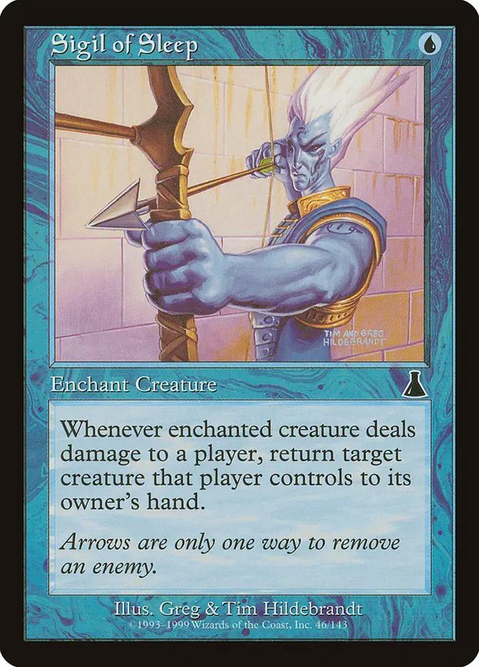 sleep mtg card Sigil of Sleep | Urza's Destiny