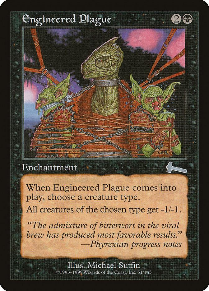 仕組まれた疫病/Engineered Plague Foil 英語 3枚 MTG Engineered Plague | Urza's Legacy Foil | Card Kingdom
