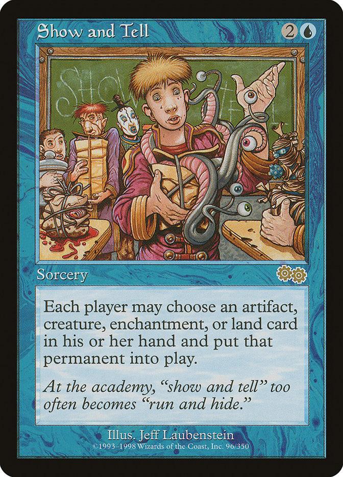 mtg card shows Magic the Gathering Urza's Saga Rare Show and Tell #96