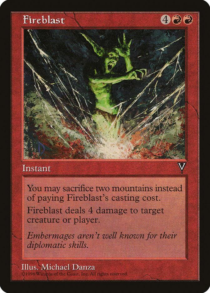 Fireblast 火炎破　foil4枚セット マジックザギャザリング Fireblast | Visions | Card Kingdom