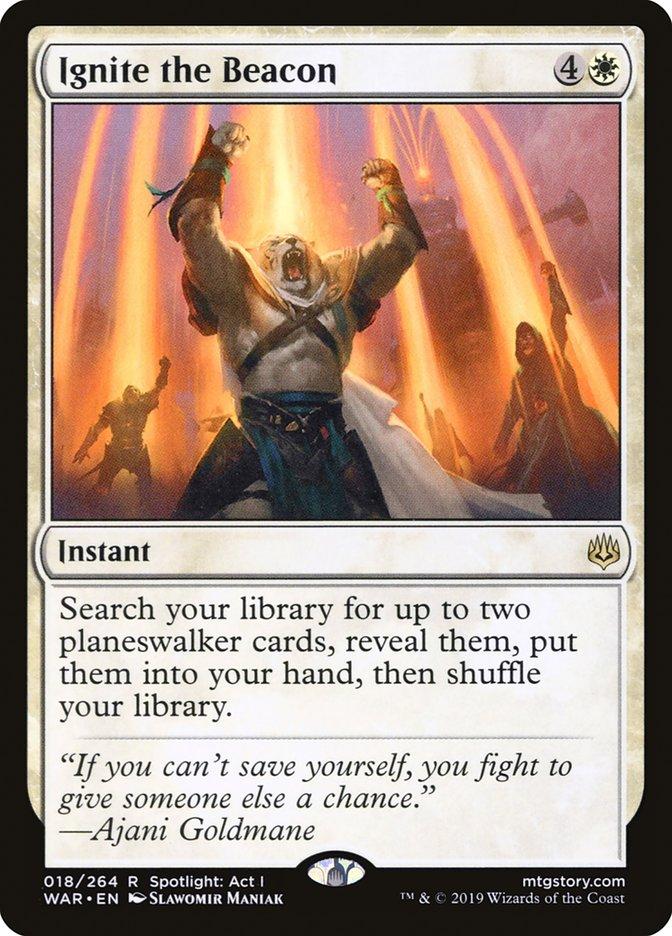 mtg beacon cards Mtg War of the Spark Ignite the Beacon