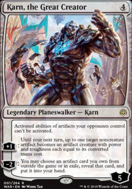 Karn The Great Creator War Of The Spark Standard Card Kingdom