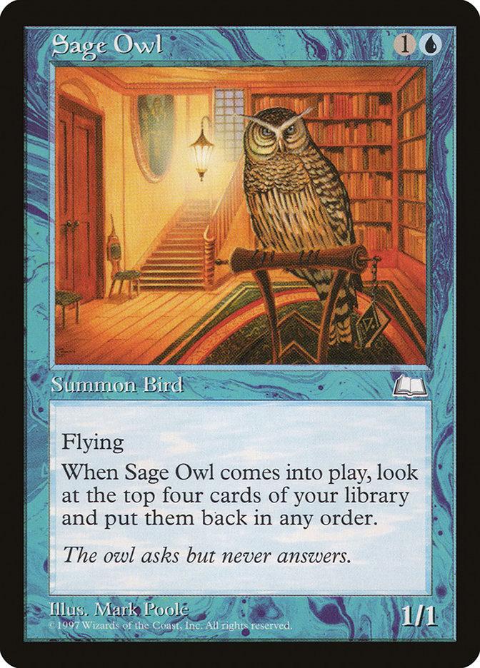 mtg owl cards Syr Cadian, Knight Owl - Unsanctioned - Magic: The Gathering