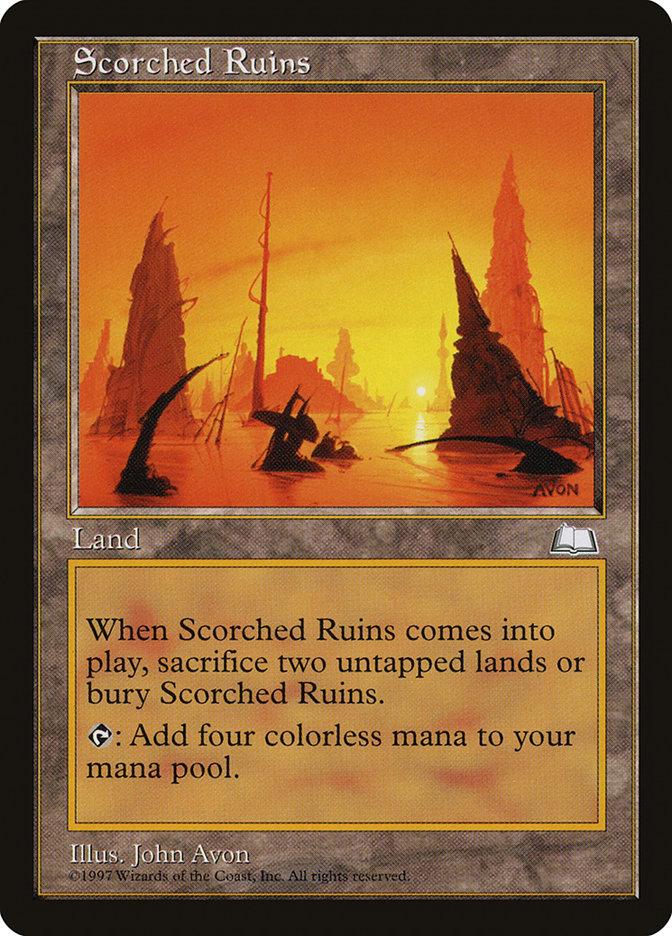 MTG 日本語版 黒枠 再録禁止 焦土 / Scorched Ruins Scorched Ruins | Weatherlight | Card Kingdom