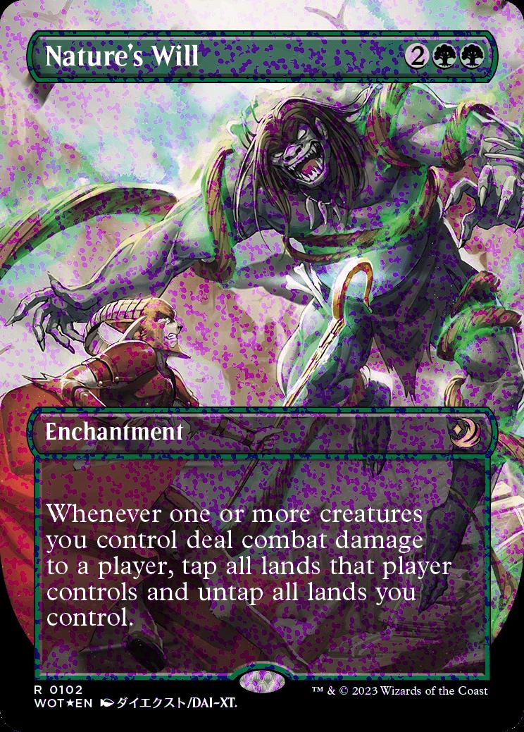 Nature's Will | Wilds of Eldraine Enchanting Tales Foil | Card Kingdom