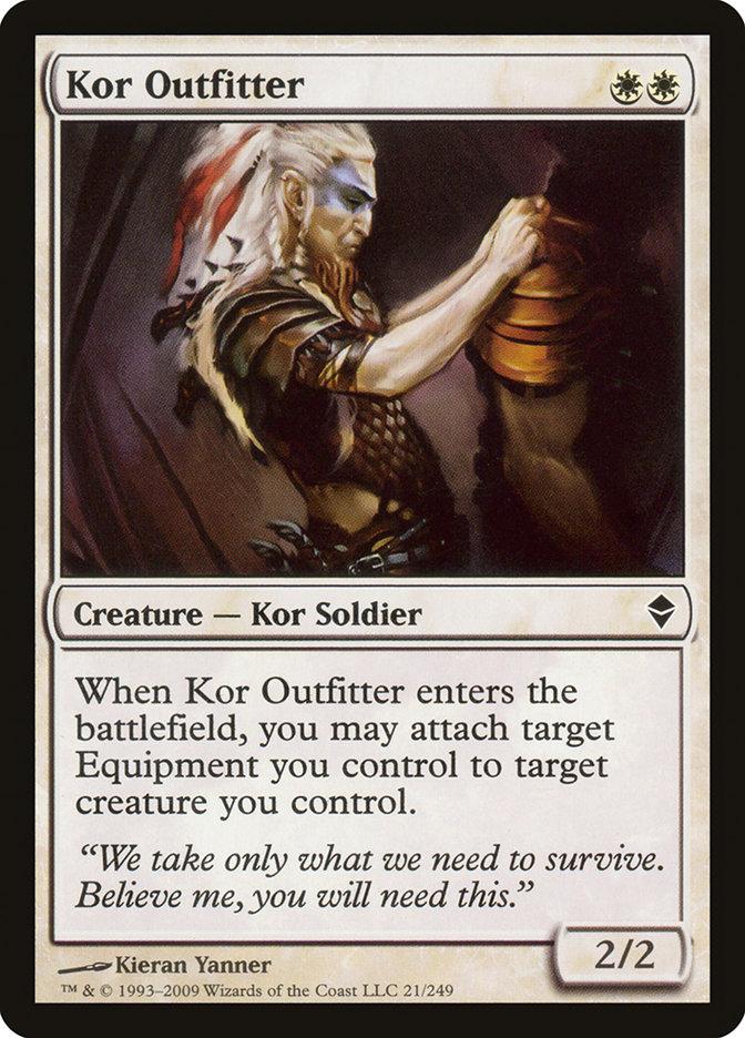 kor mtg cards Magic: The Gathering Outrider en-Kor (031) Moderately Played Illustrated by G Kor Blademaster | Zendikar Rising