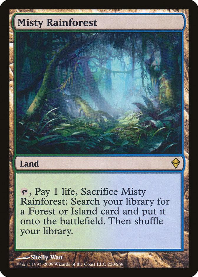 ロシア語　霧深い雨林　ゼンディカー　MTG Misty Rainforest | Zendikar | Modern | Card Kingdom