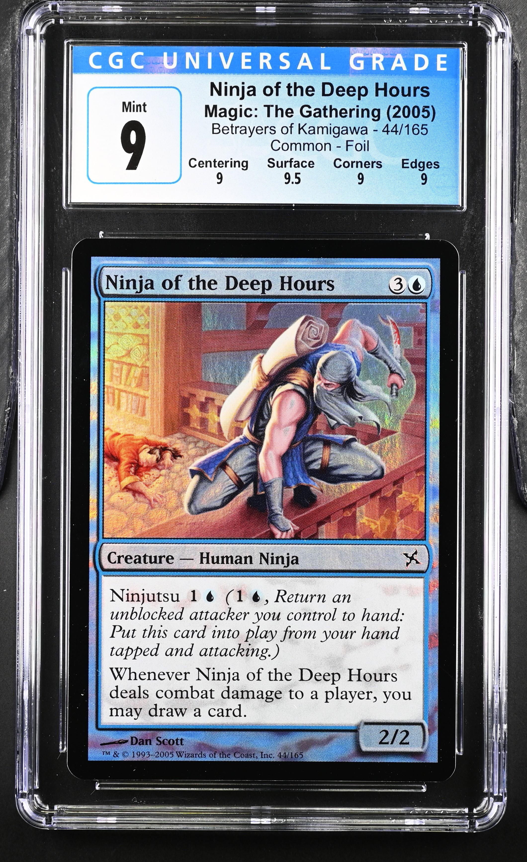 Ninja of the Deep Hours (Betrayers of Kamigawa Foil CGC