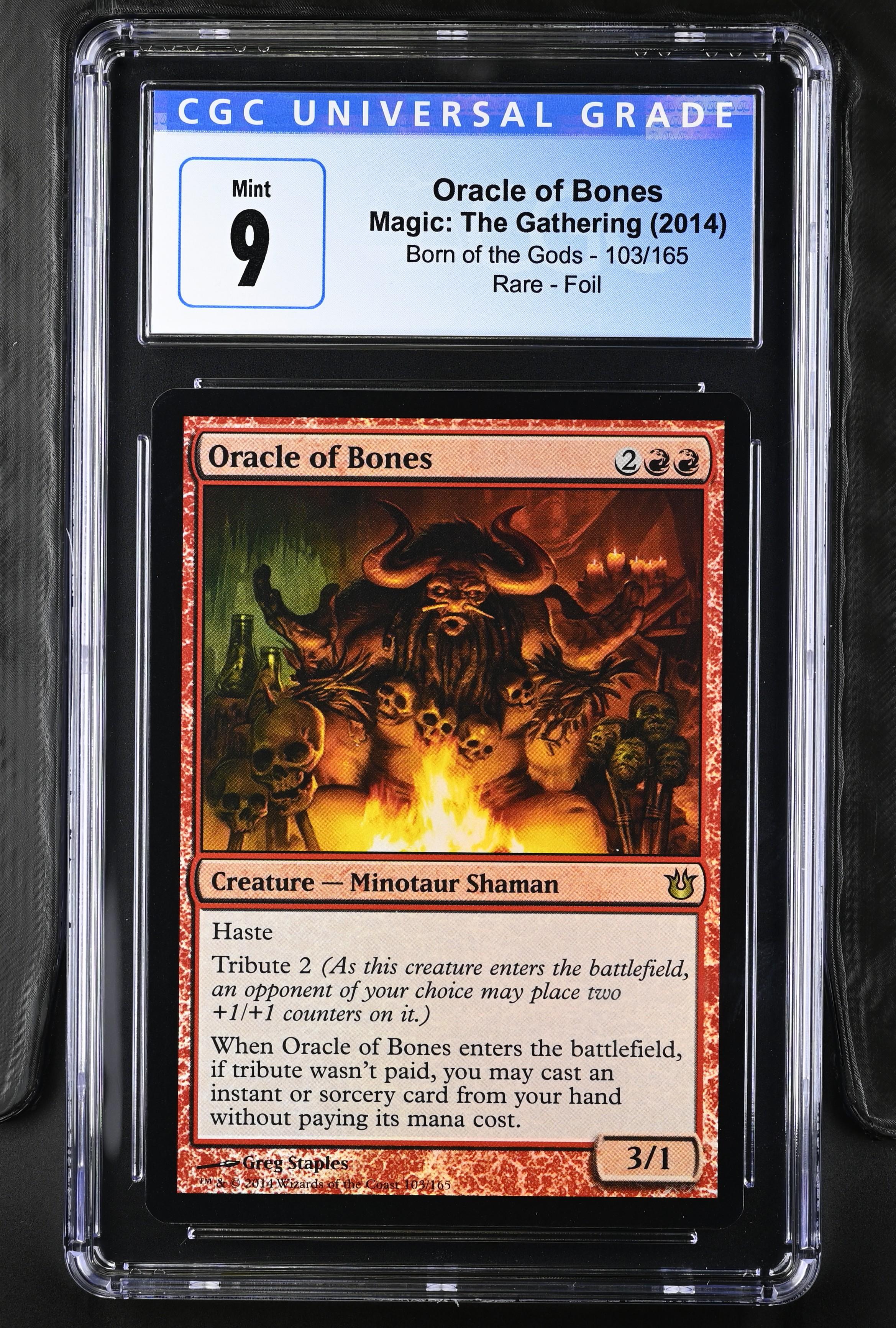 Oracle of Bones (Born of the Gods Foil CGC 9) #3037