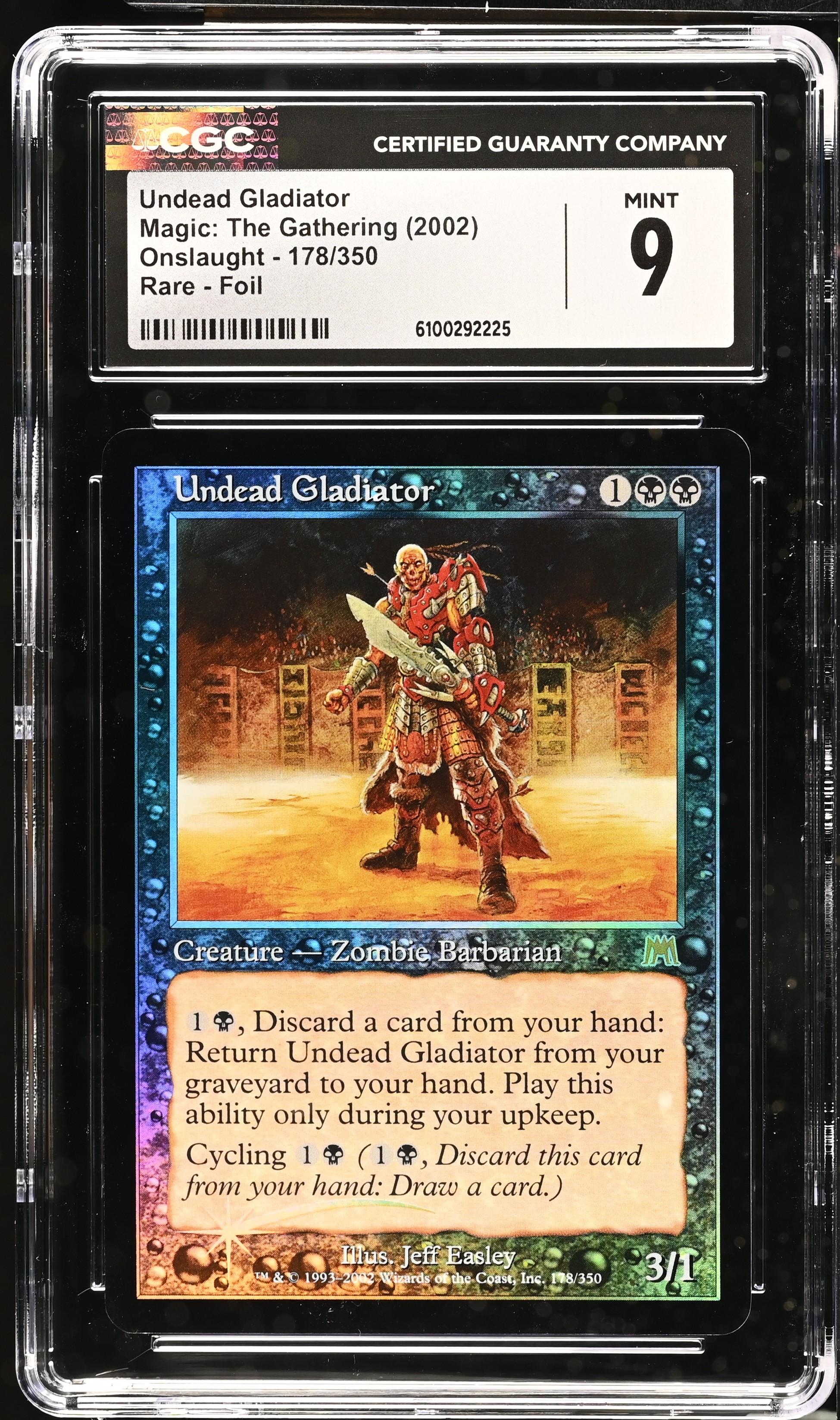 Undead Gladiator (Onslaught Foil CGC 9) #2225